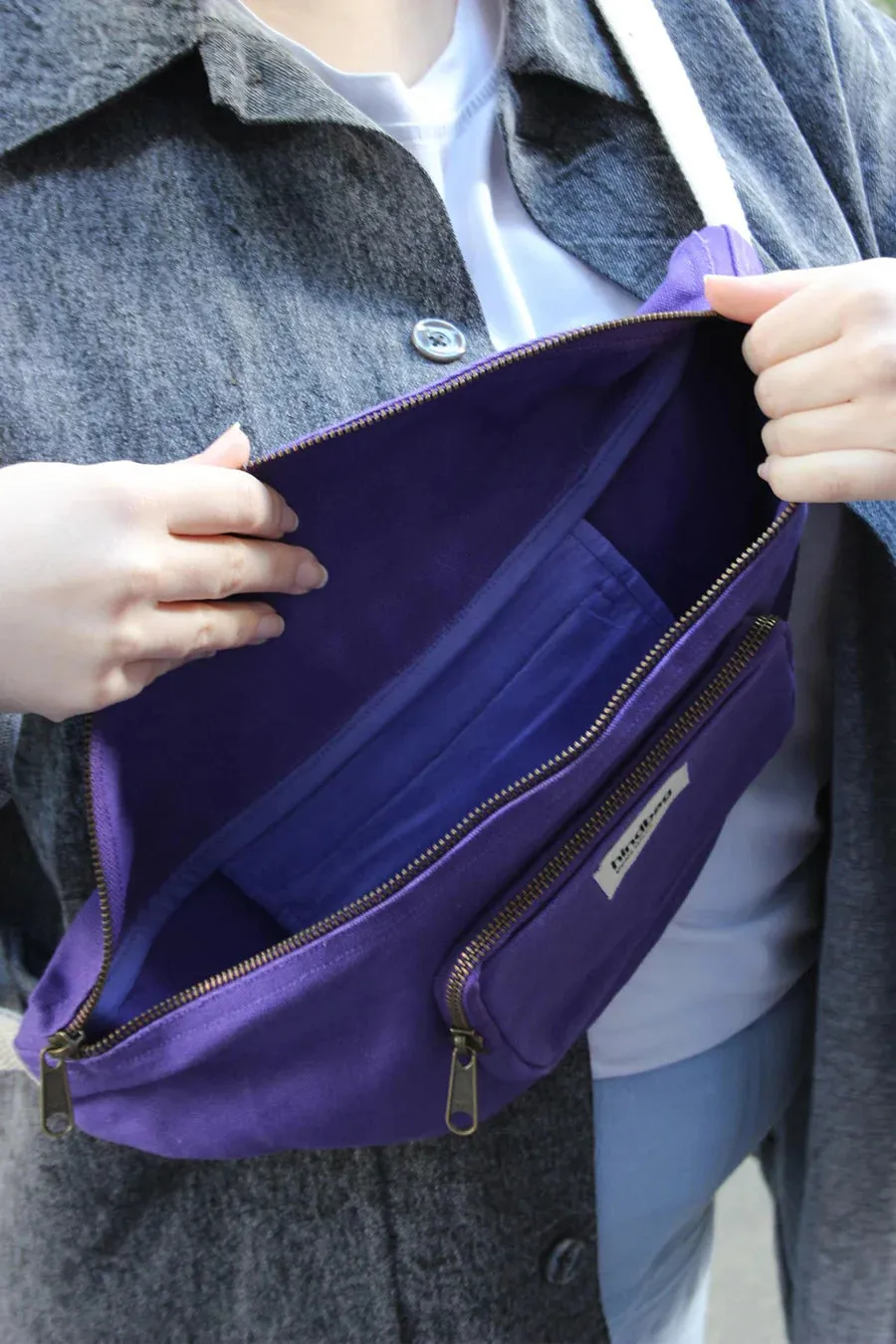 Hindbag Sofia Banana Bag XL - Holi Violet