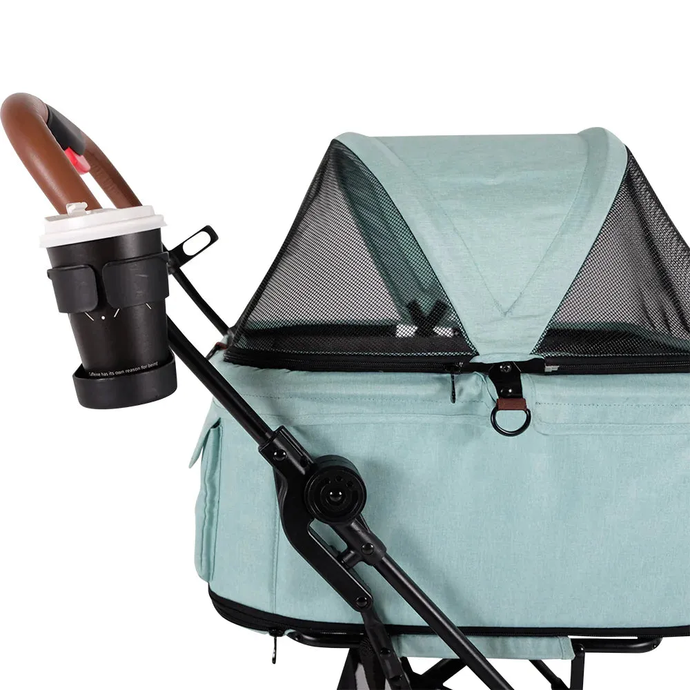 Ibiyaya Travois Tri-Fold Pet Travel System Stroller Spearmint