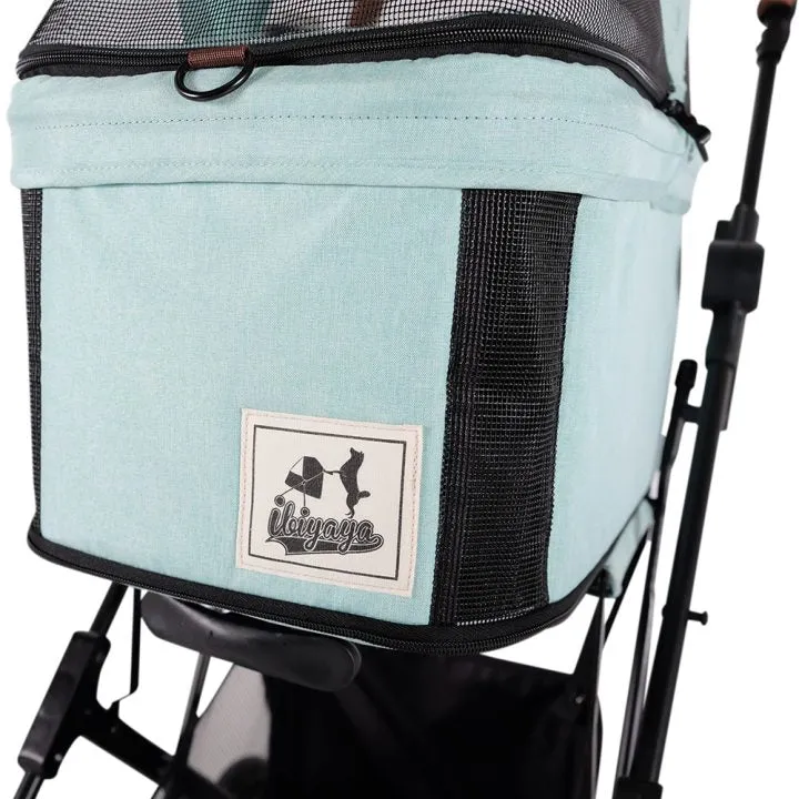 Ibiyaya Travois Tri-Fold Pet Travel System Stroller Spearmint