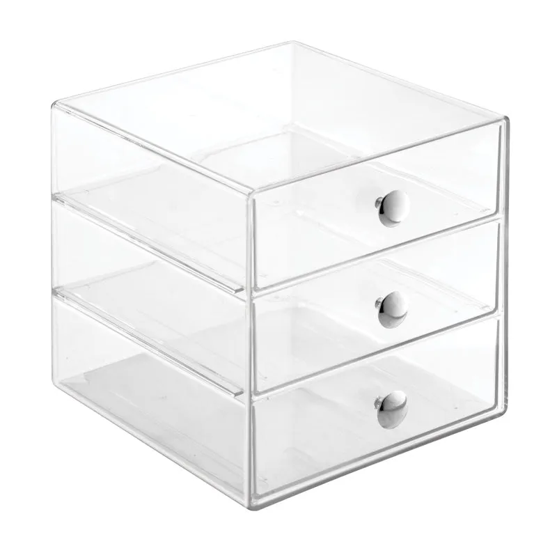 iDesign Drawers - Original 3 Drawer in Clear