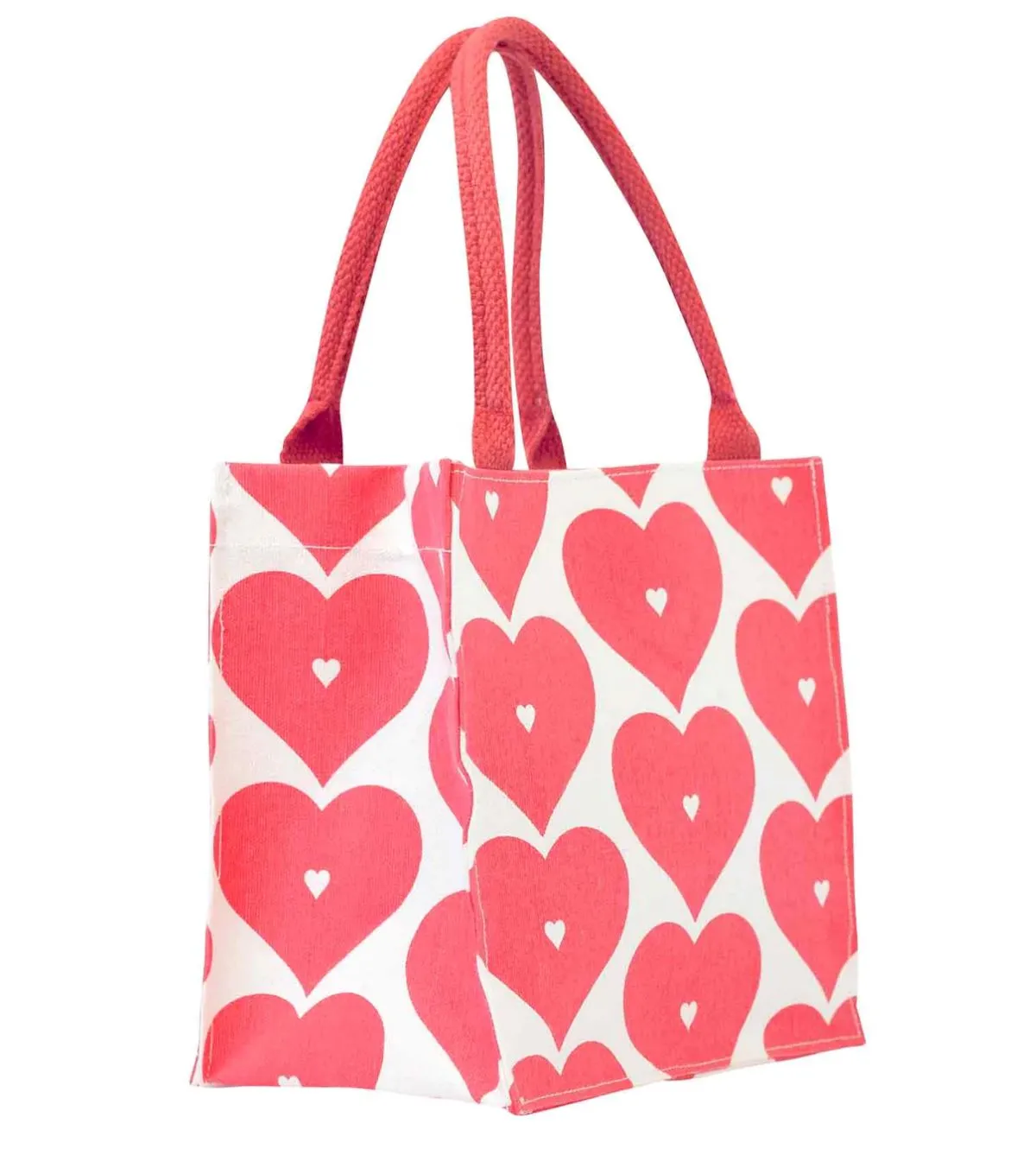 Itsy Bitsy Gift Bag - Red Hearts