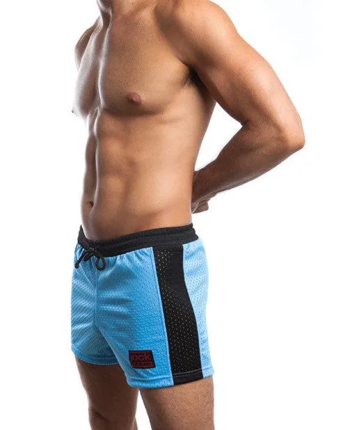 Jack Adams Air Mesh Gym Short Sky Blue-black Xl