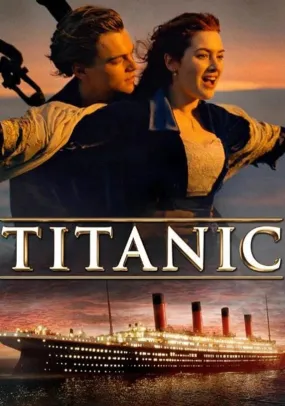 Jack And Rose Titanic Movie Poster - Boat And Ship Diamond Painting, Full Round/Square 5D Rhinestone Embroidery