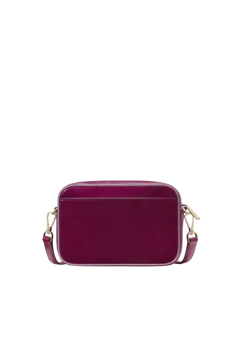 Kate Spade Oh Snap Crossbody Mini Camera Bag In Dark Raspberry KJ054