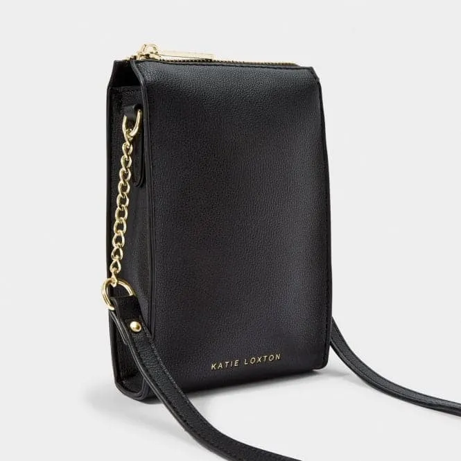 Katie Loxton Black Zana Slim Crossbody KLB2903