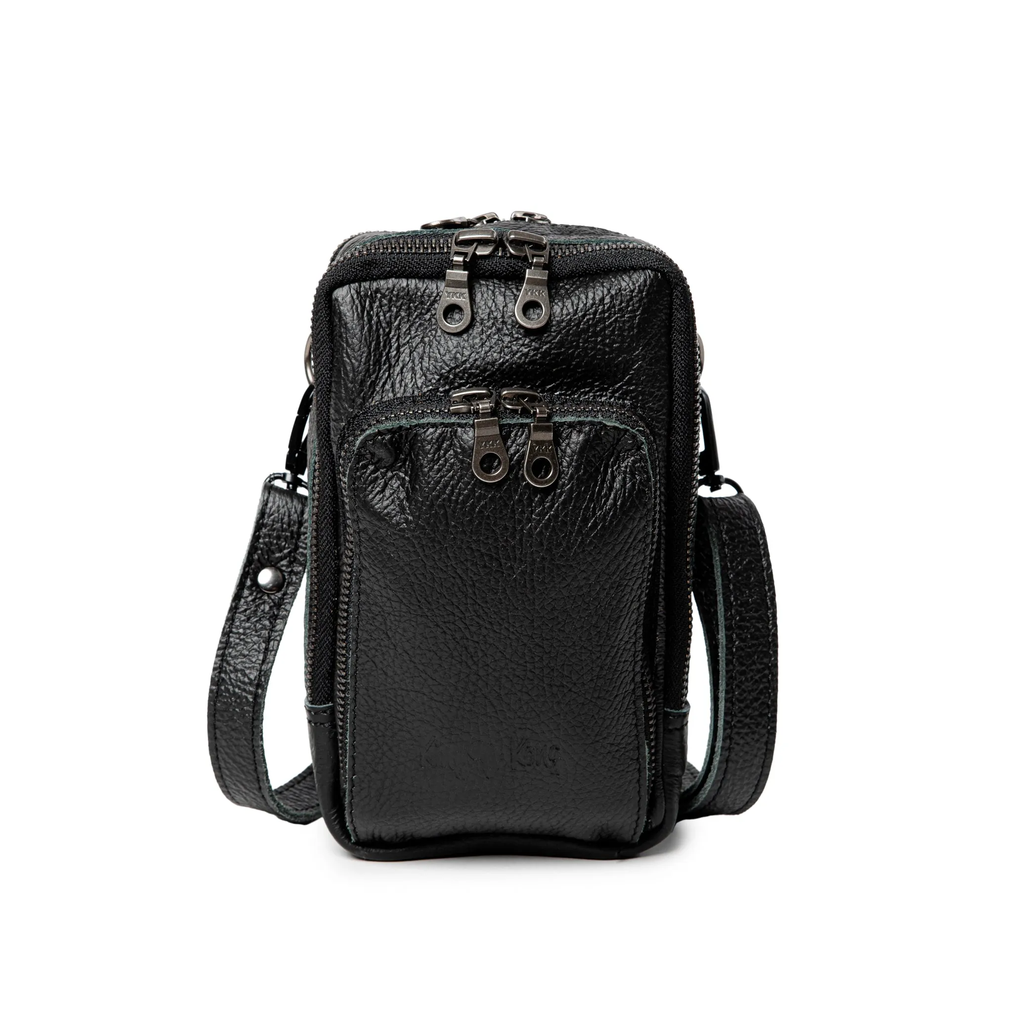 King Kong Leather Crossbody Cellphone Pouch