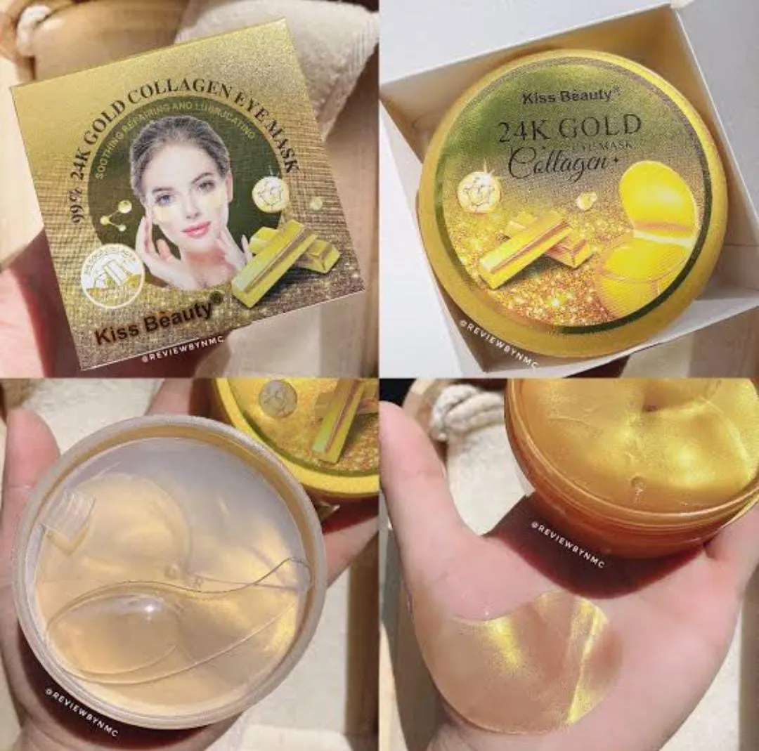 Kiss beauty 24k gold eye mask collagen good quality