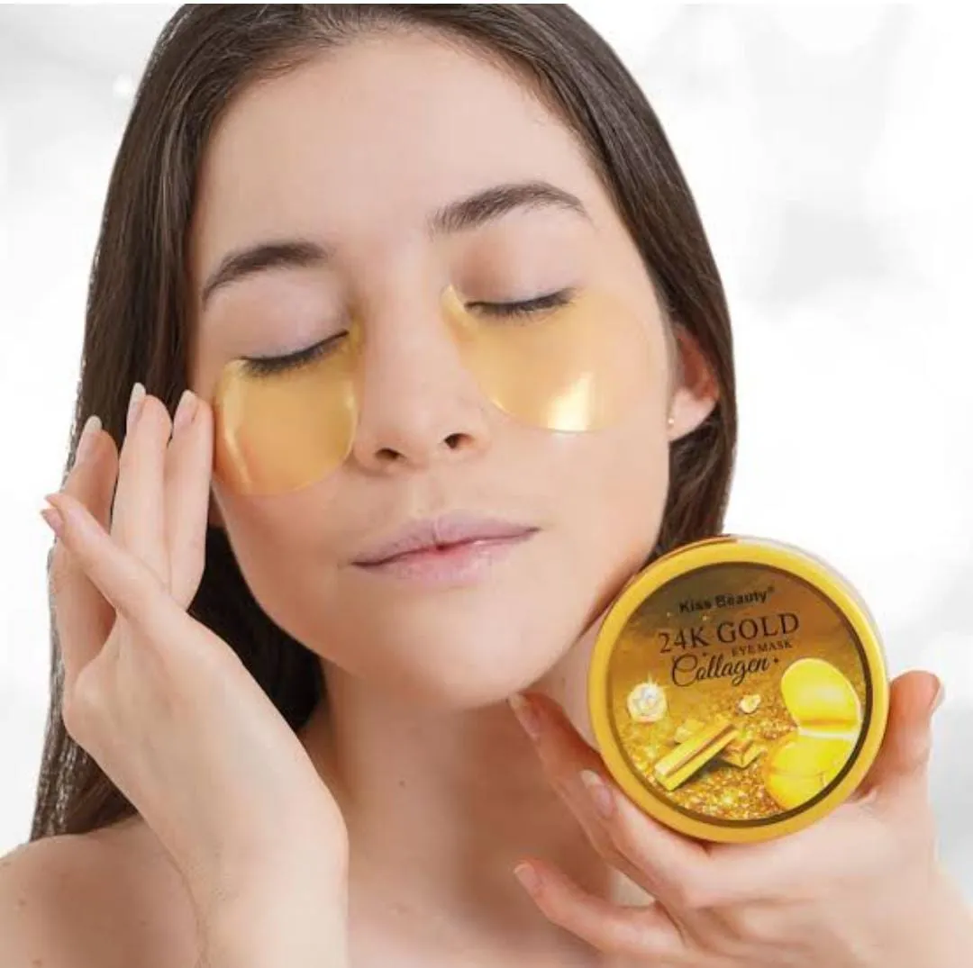 Kiss beauty 24k gold eye mask collagen good quality