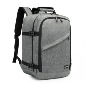 Kono Lightweight Cabin Bag Travel Business Backpack - Grey | Durable & Practical for Travel & Business