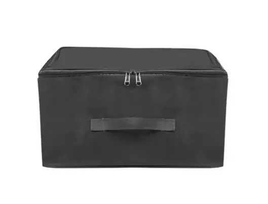 Large Clothes Storage Organizer black Bags (56x47x33cm, single piece)