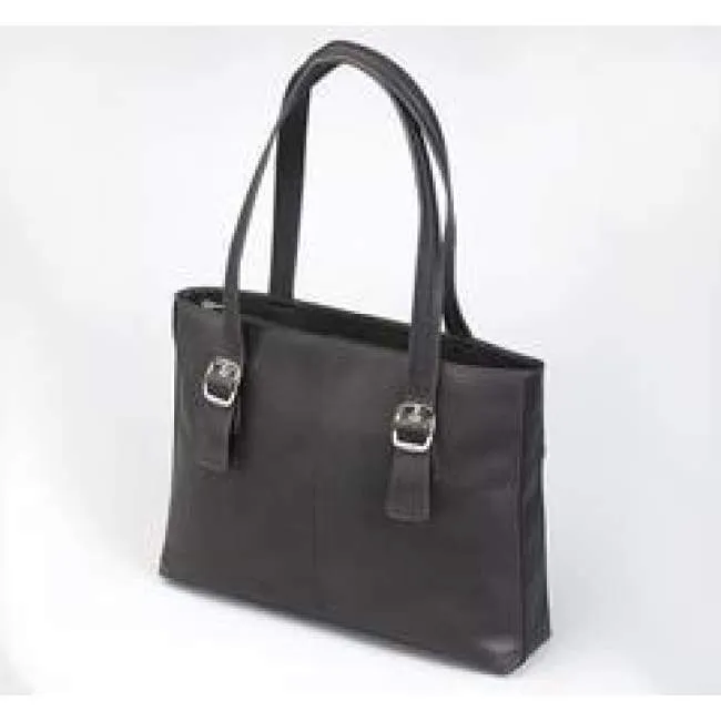 Leather Concealed Carry Portfolio Tote