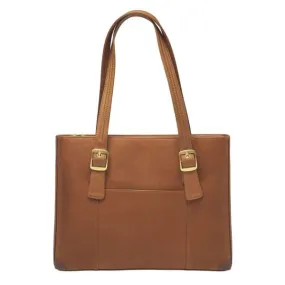 Leather Concealed Carry Portfolio Tote