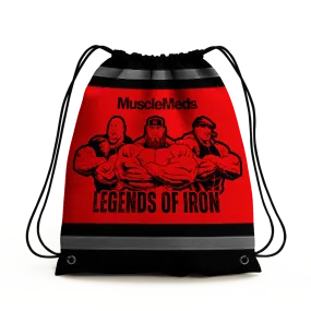 Legends of Iron Drawstring Gym Bag