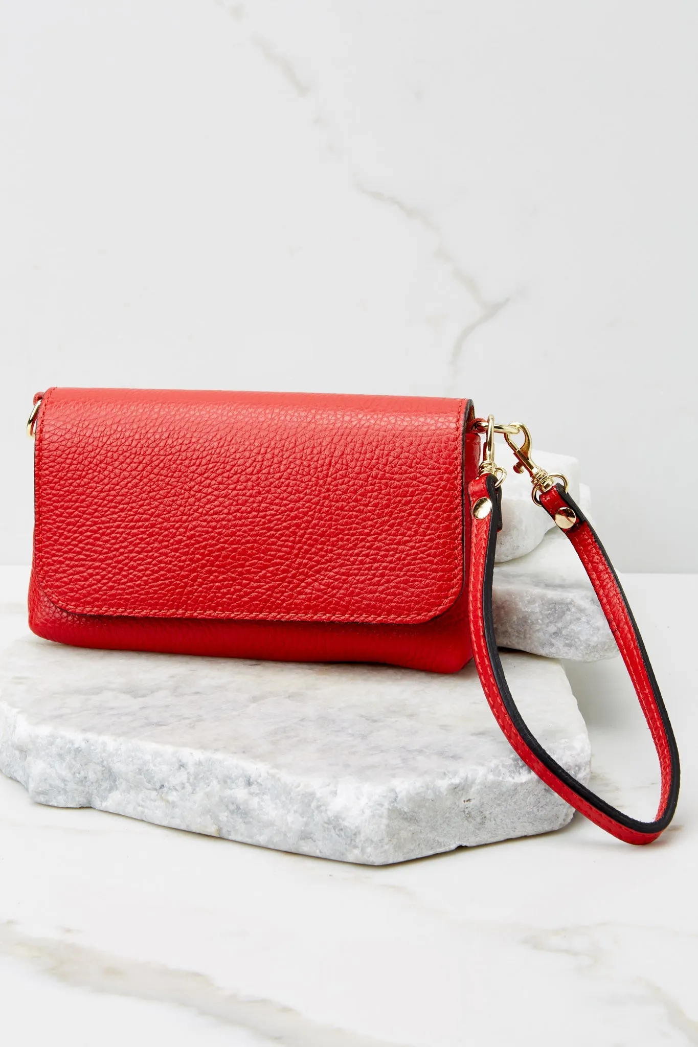 Little Lady Red Leather Bag