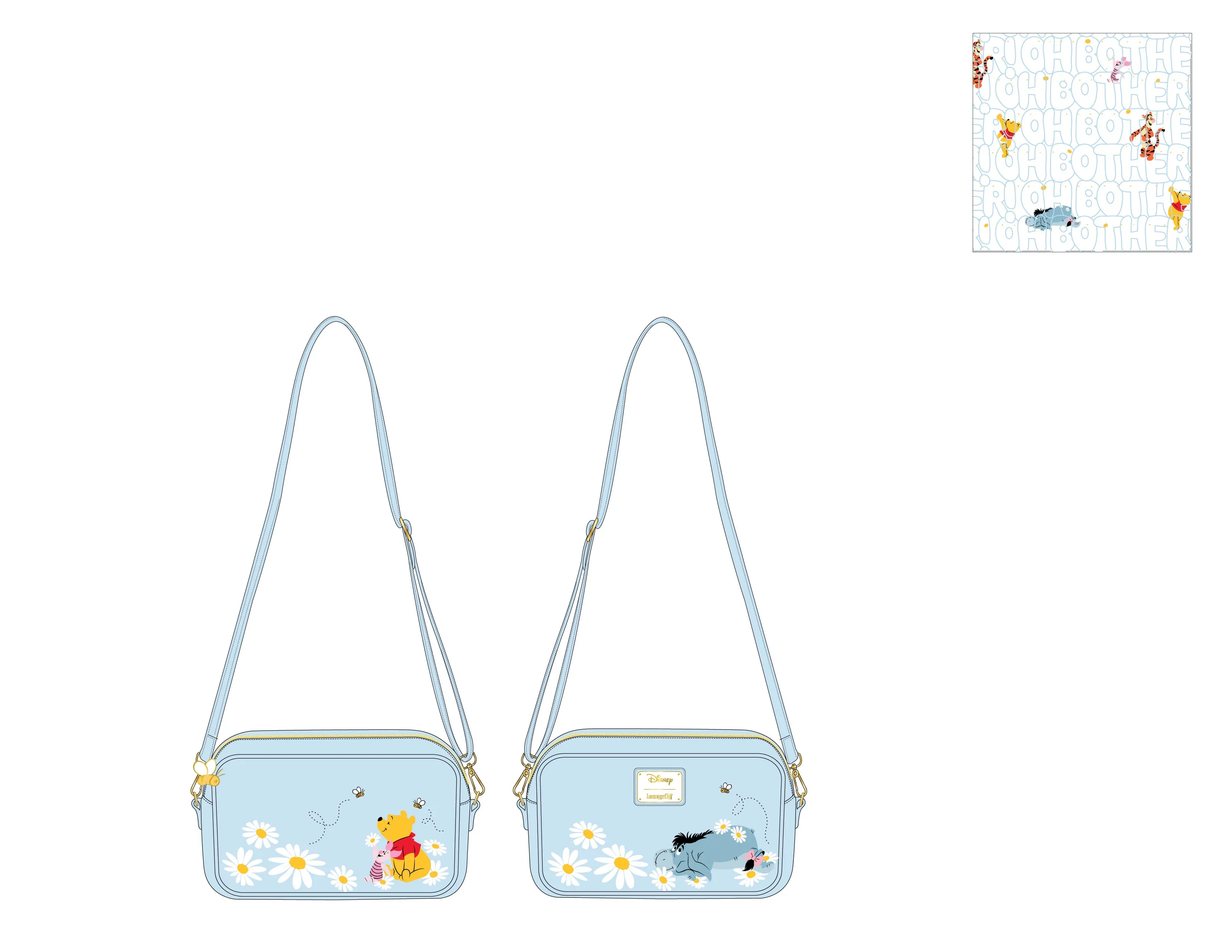 Loungefly Winnie the Pooh Daisy Friends Crossbody Bag