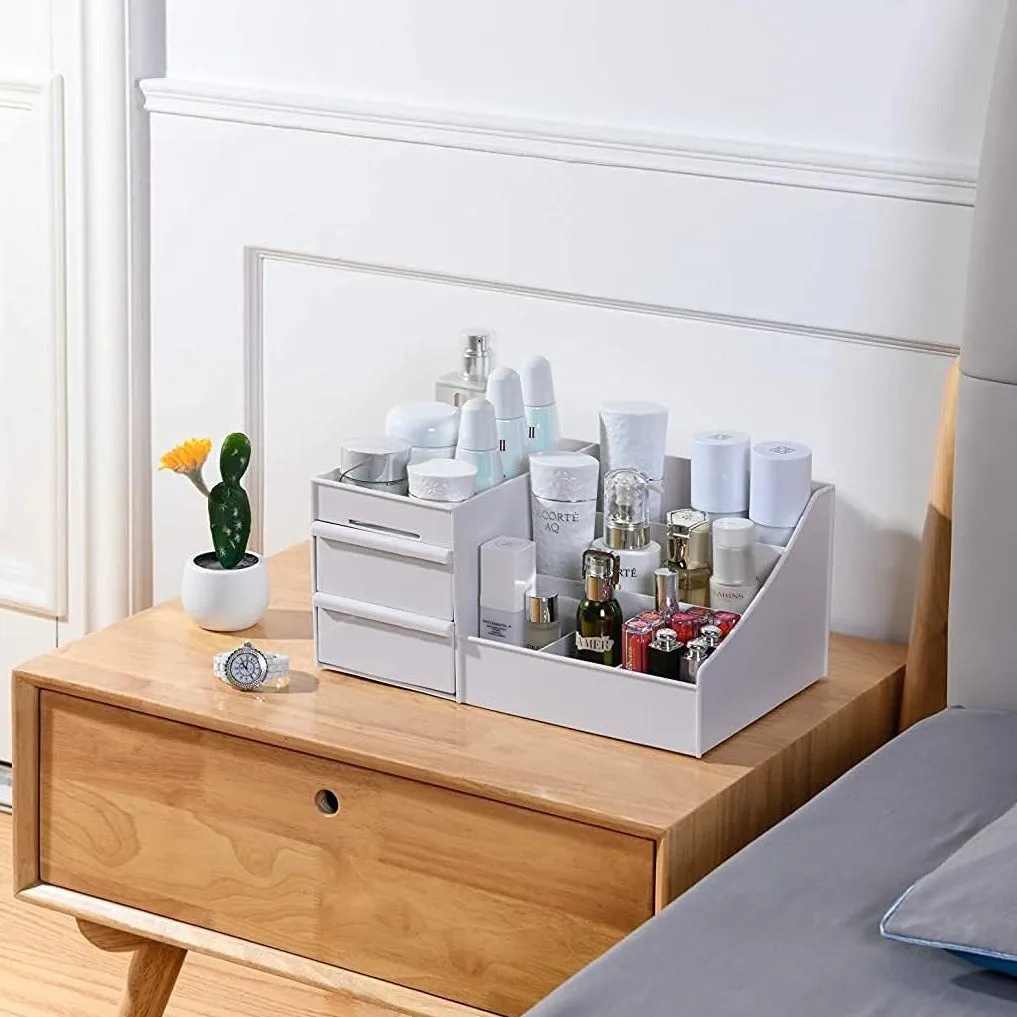 Makeup Desk Organizer With Drawers