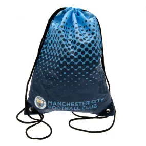 Manchester City FC Gym Bag - Fade Design with Crest