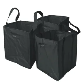 Martha Stewart MTS-MLB3-MBK 3-Pk. 20-In x 20-In x 24-In All-Purpose Garden Bag (Black)