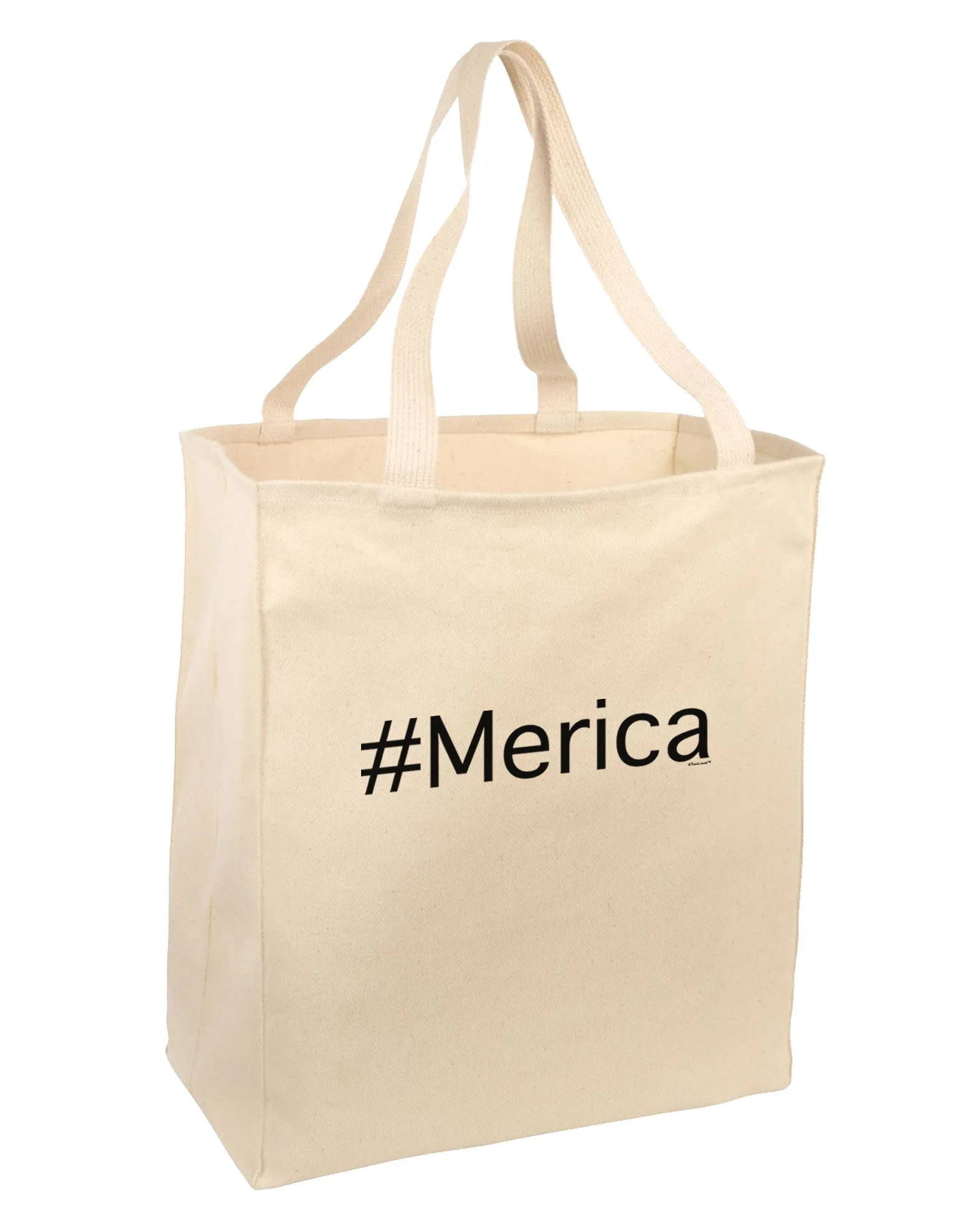 #Merica Large Grocery Tote Bag