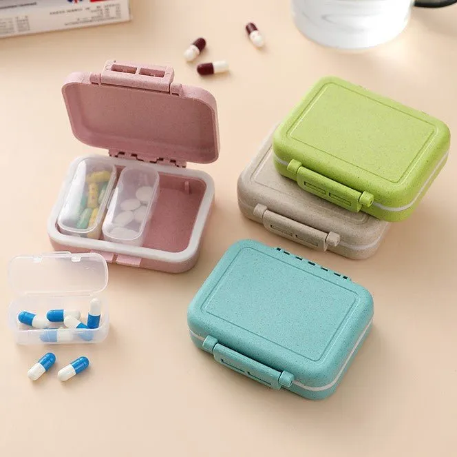 Mini Travel Pill Organizer Box