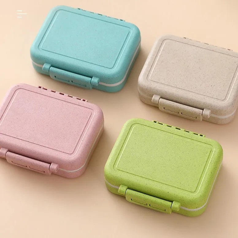 Mini Travel Pill Organizer Box