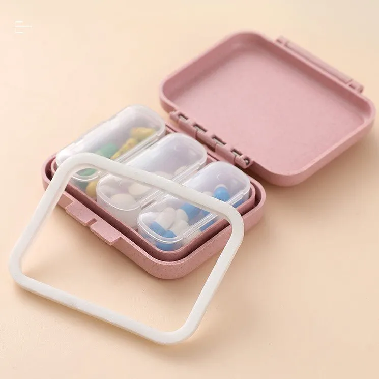 Mini Travel Pill Organizer Box