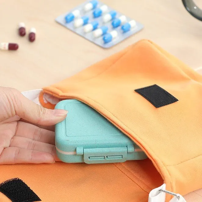 Mini Travel Pill Organizer Box