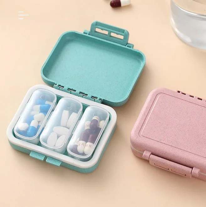 Mini Travel Pill Organizer Box