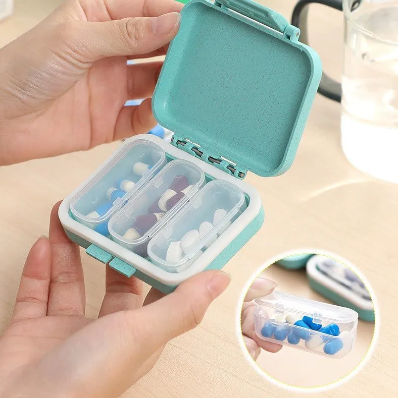 Mini Travel Pill Organizer Box