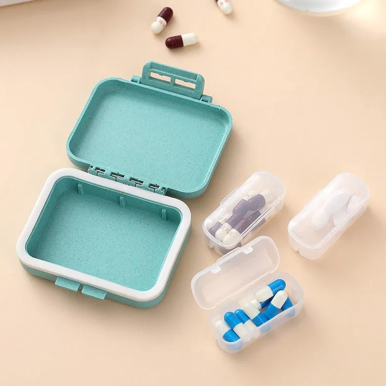 Mini Travel Pill Organizer Box