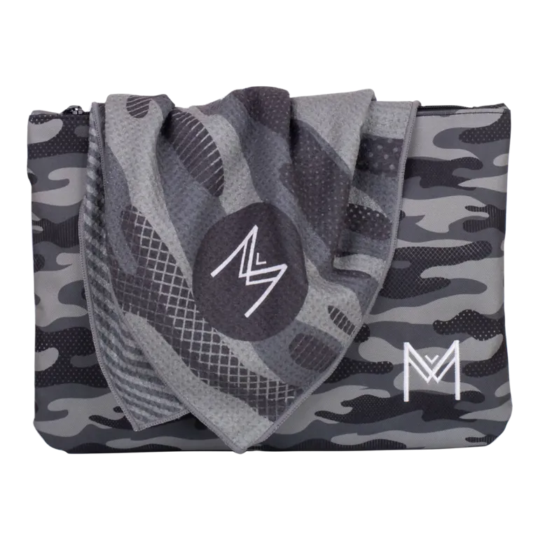 MontiiCo Beach Towel & Bag Set - Combat