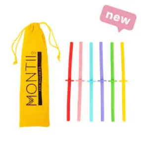 MontiiCo Reusable MINI Straws with stopper