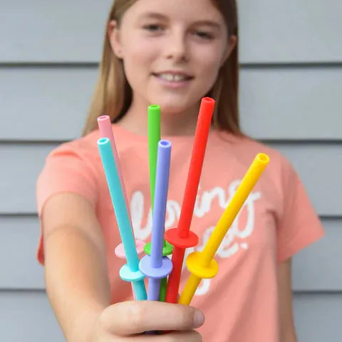 MontiiCo Reusable MINI Straws with stopper