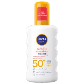 Nivea Sun Sensitive Immediate Protect Spray SPF50  UVA 4* 200ml