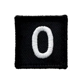 Numbers Velcro Patch