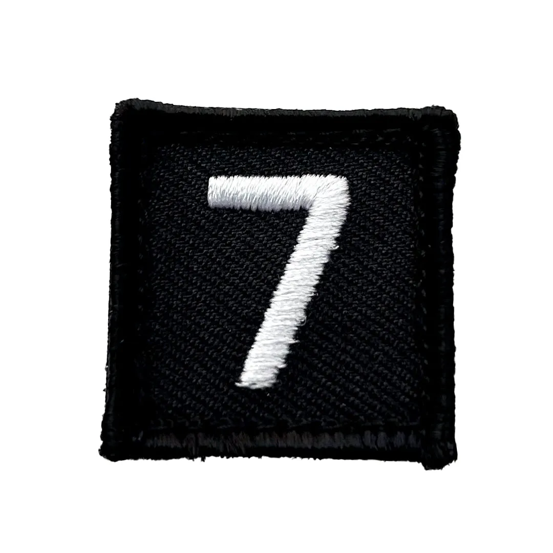 Numbers Velcro Patch