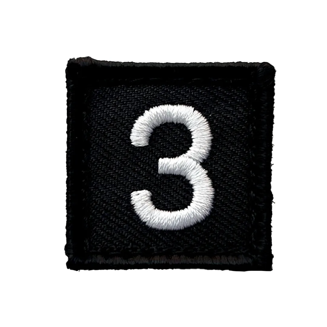 Numbers Velcro Patch