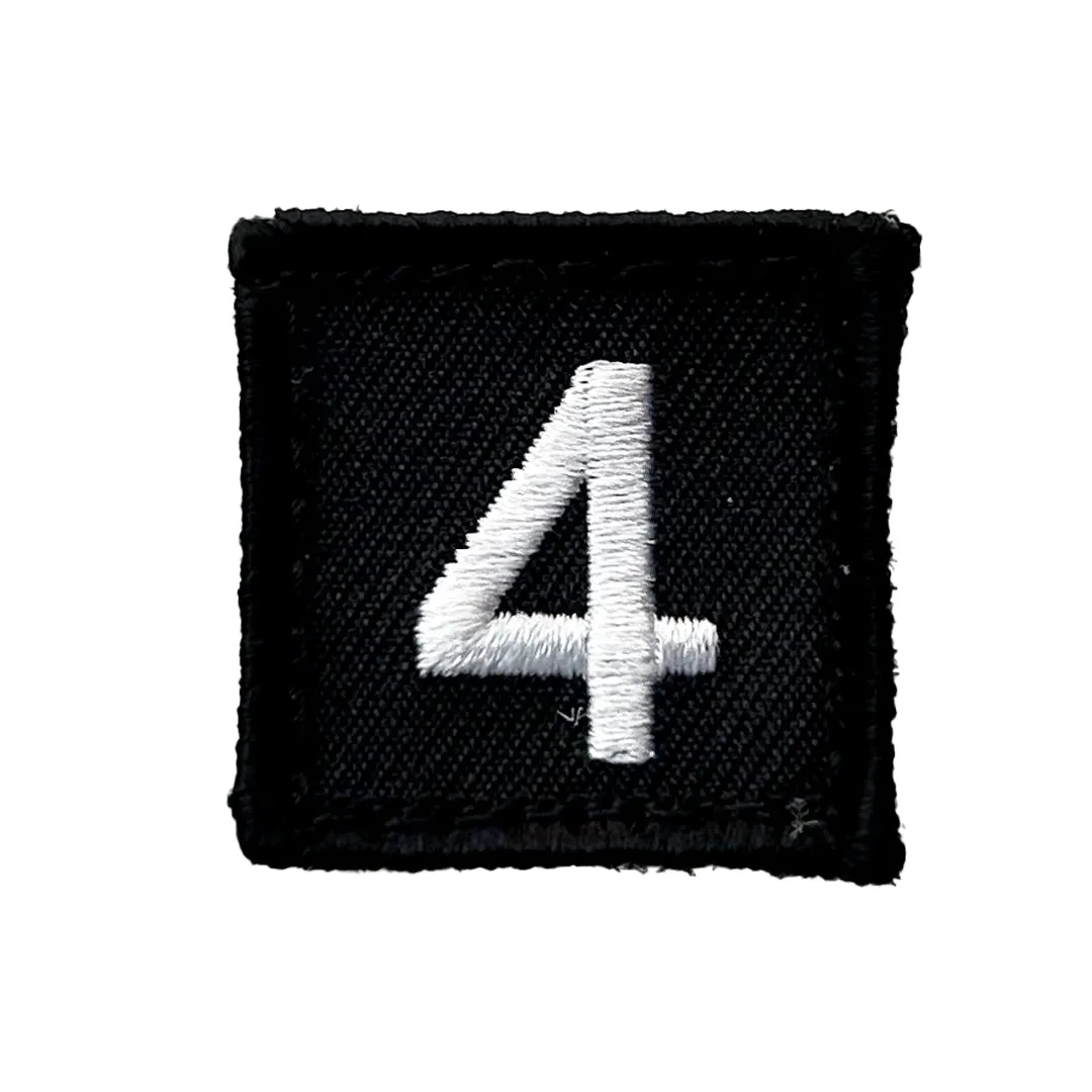 Numbers Velcro Patch