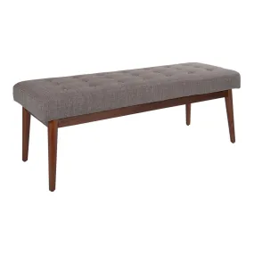 Opulent Beige Luxury Mid-century Modern West Park Bench