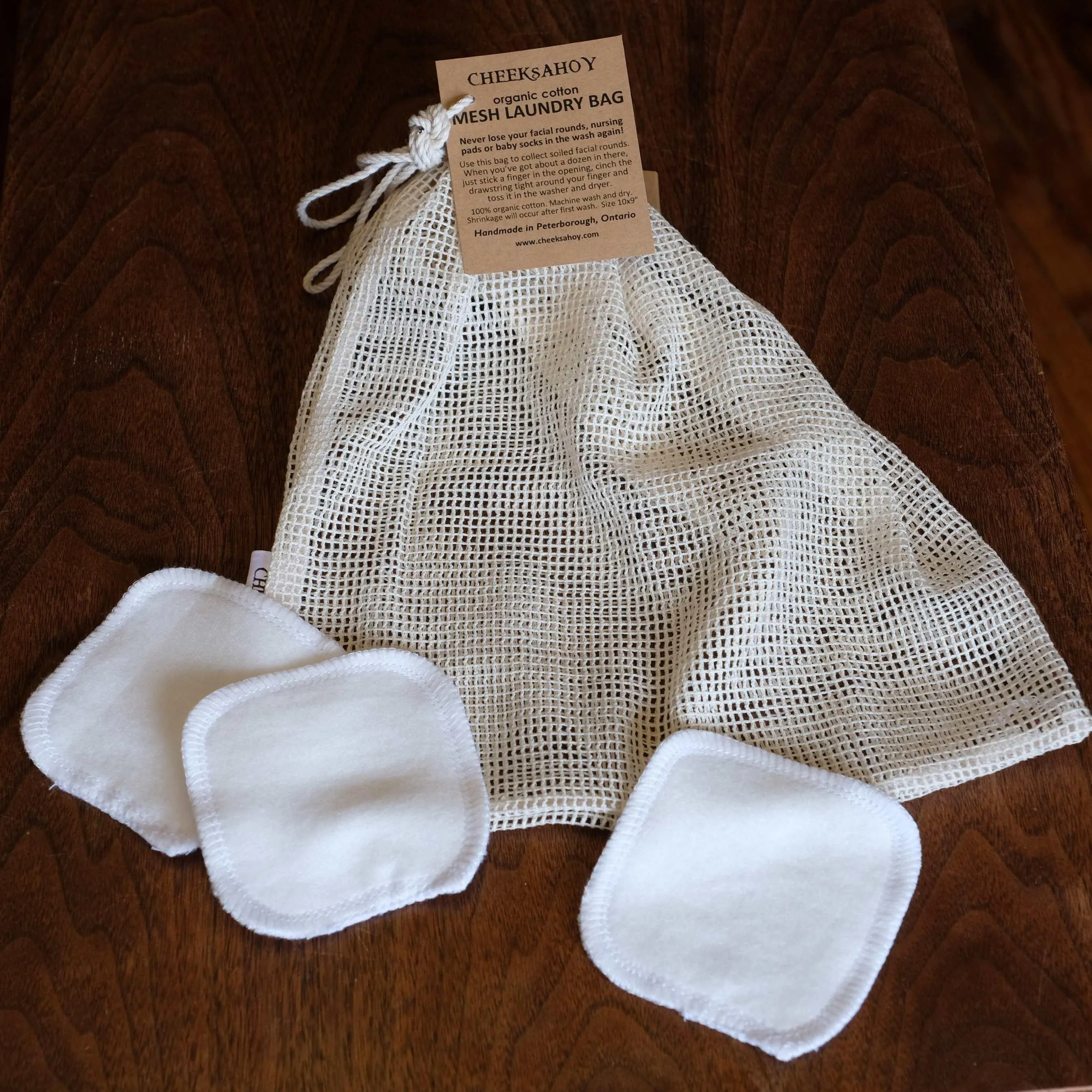 organic cotton mesh laundry bag