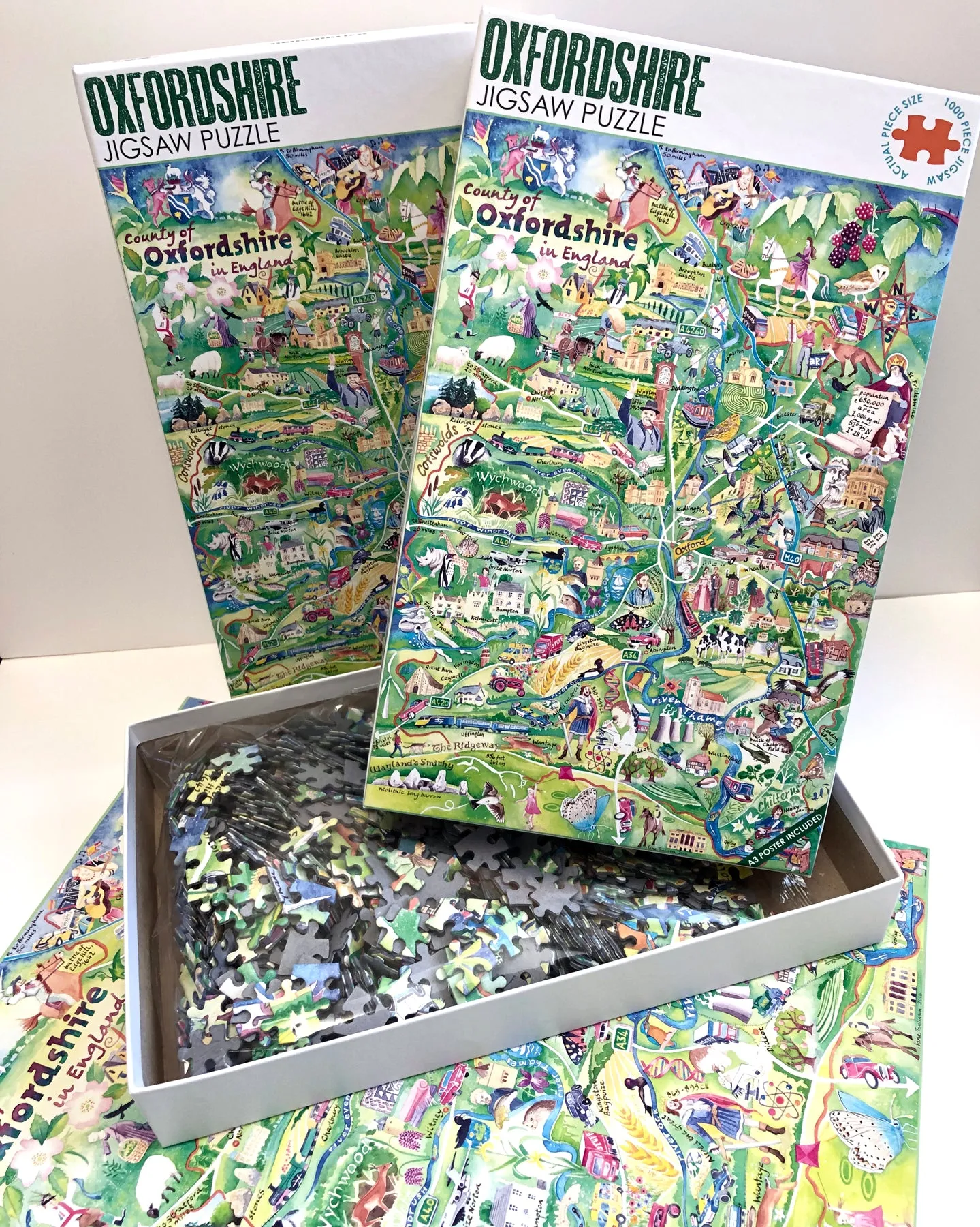 Oxfordshire jigsaw puzzle