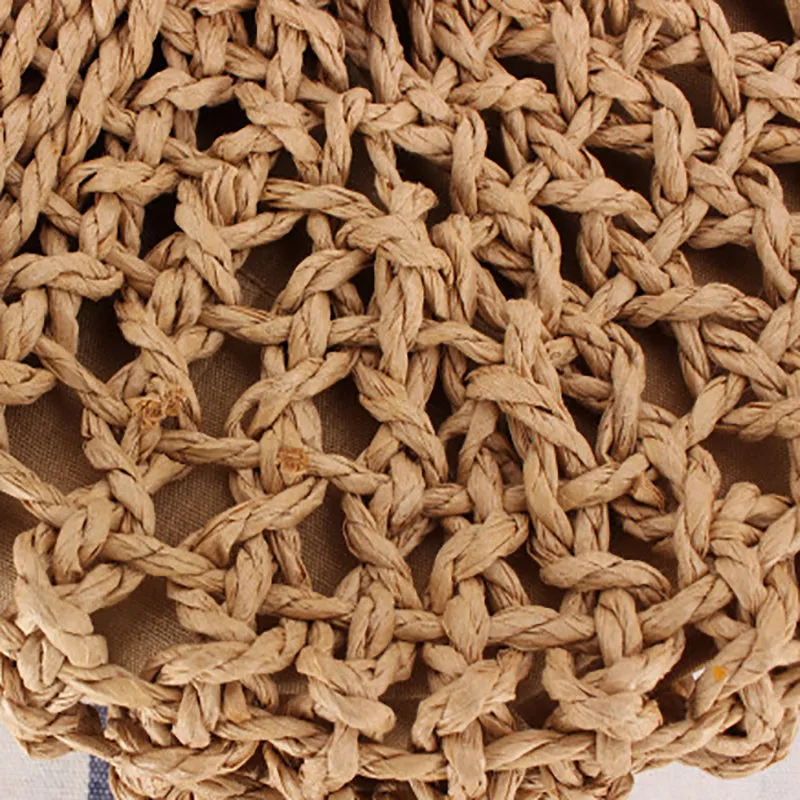 Paziye Handmade Woven Straw Crossbody Bag