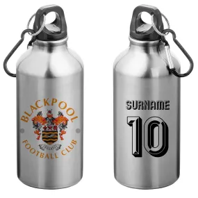 Personalised Blackpool FC Retro Water Bottle