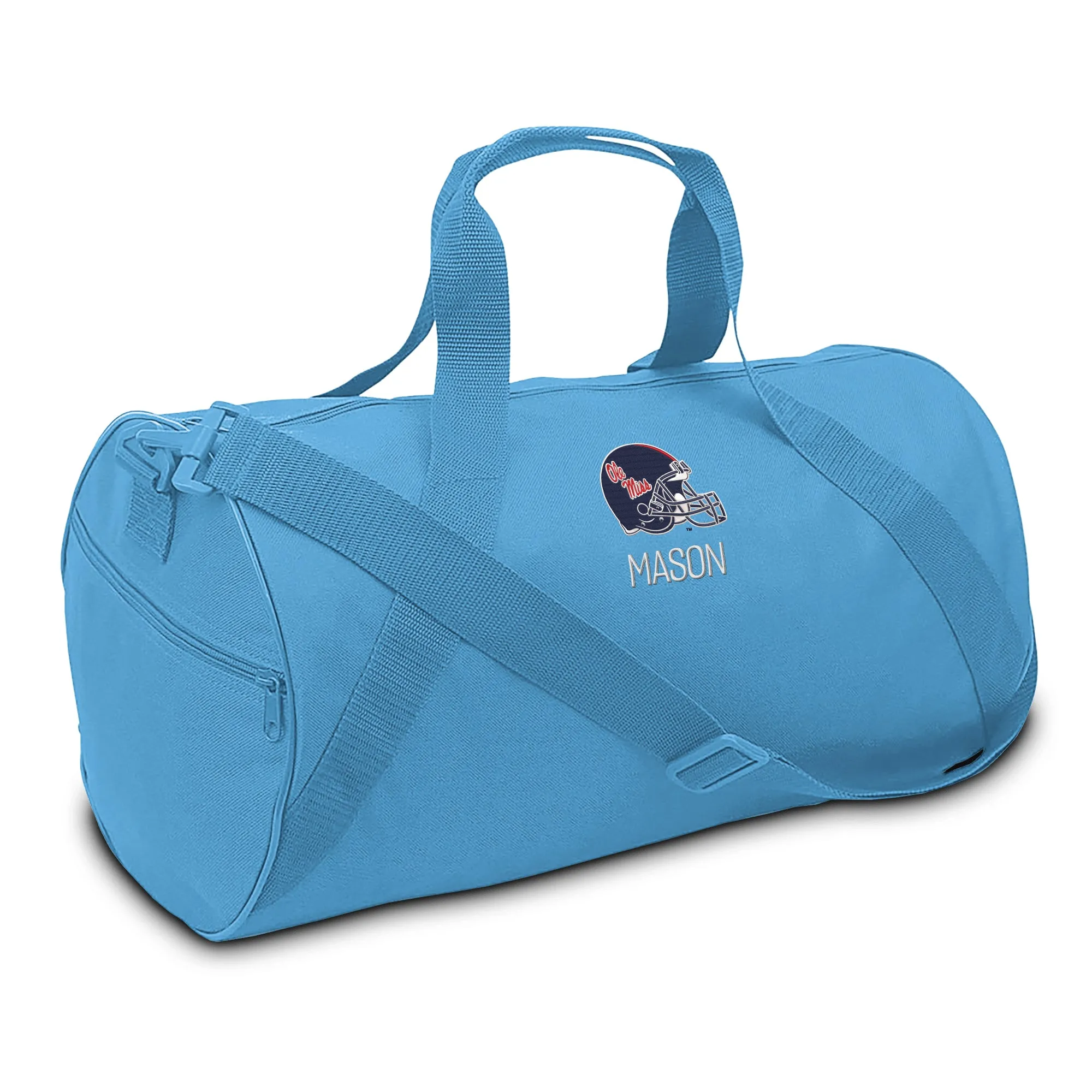 Personalized Ole Miss Rebels Helmet Duffel Bag