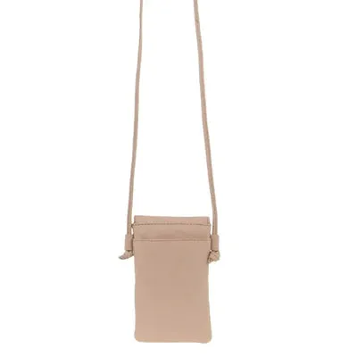 Pierre Cardin - PC3609 Cross Body leather phone pouch - Nude