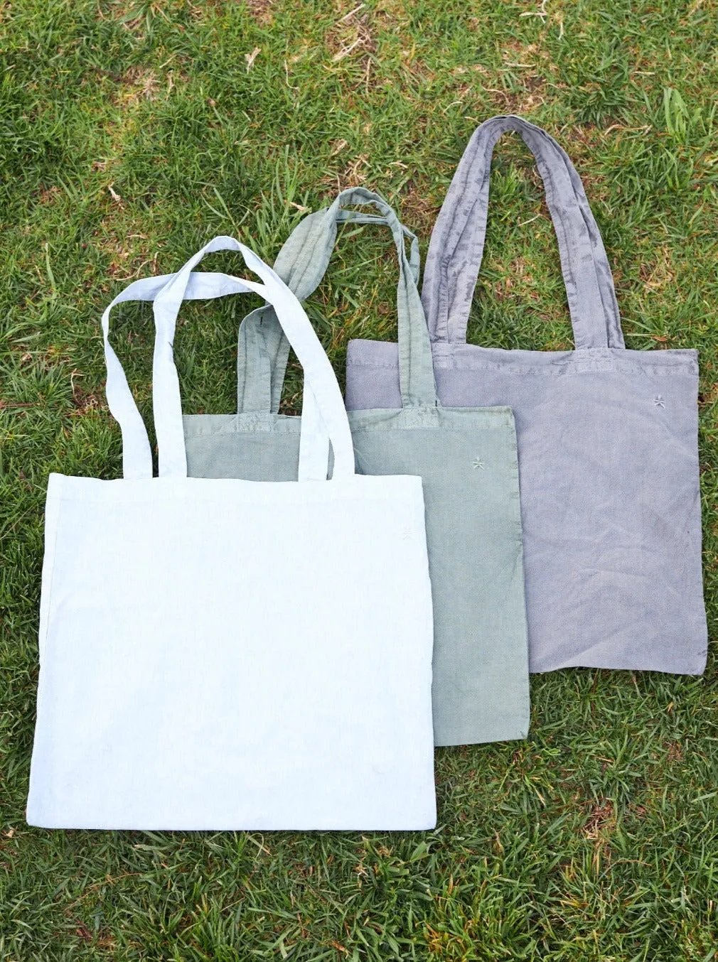 Pigment-Dyed Tote Bag - Charcoal