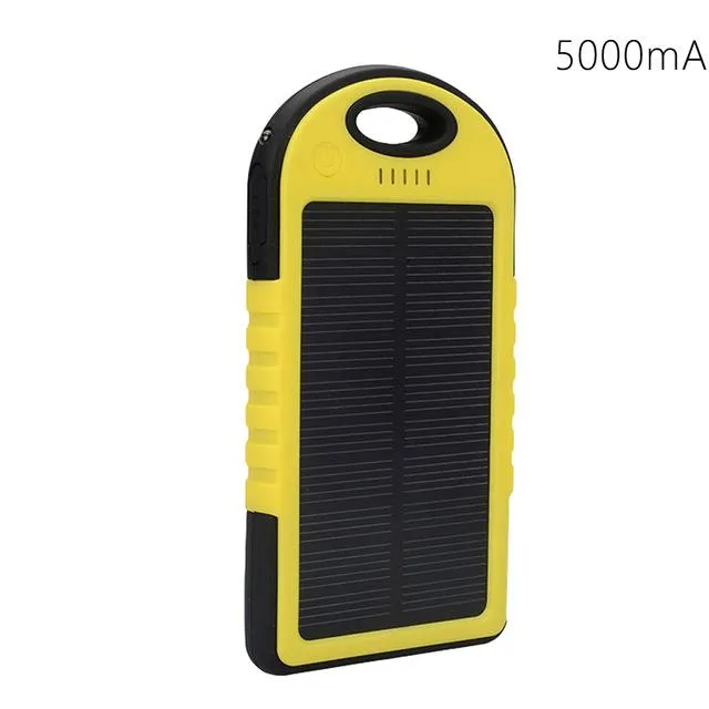 Portable Solar Powered Cell Phone Battery Charger