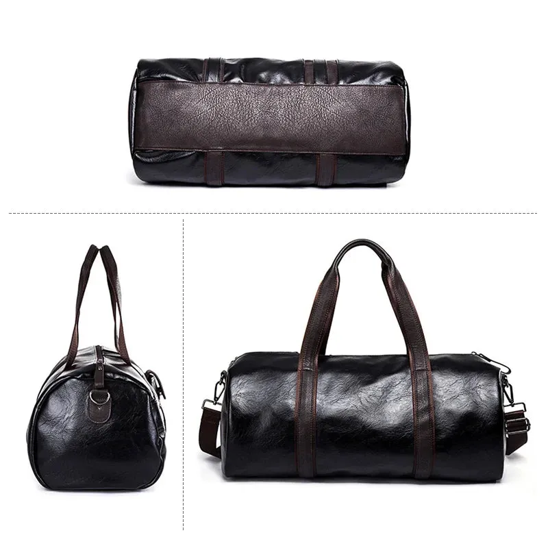 Pu Leather Gym Bag