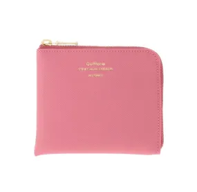 Quitterie Half Zip Wallet – Pink