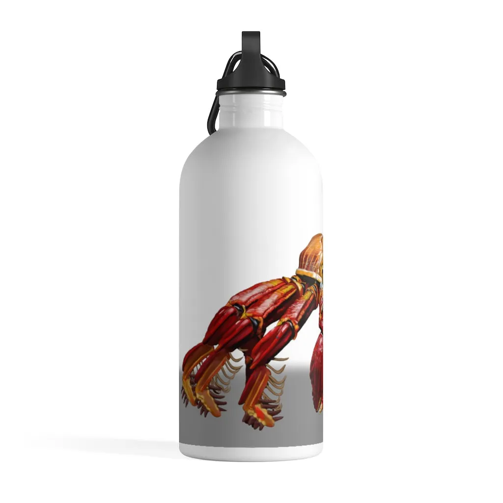 Red Crab Stainless Steel Water Bottle